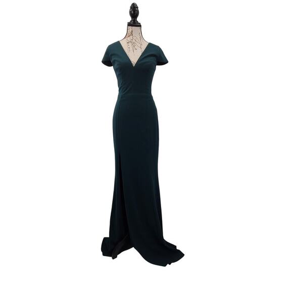 Dress the Population ladies dress Emerald green Size XS Event Gown Formal  Party - Picture 4 of 9